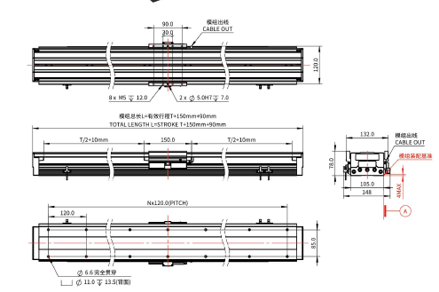 iU105-B120 直線電機